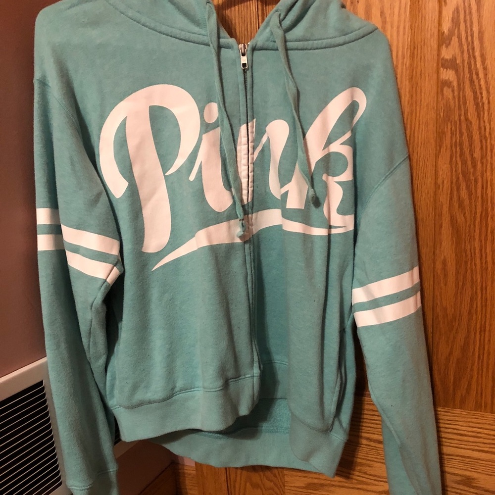 Light blue PINK  sweat shirt